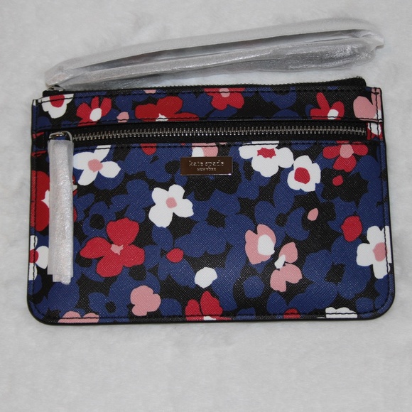 NWT Kate Spade XL Bouquet Floral Tote Bag & Wristlet Purse Handbag Set - Picture 10 of 12